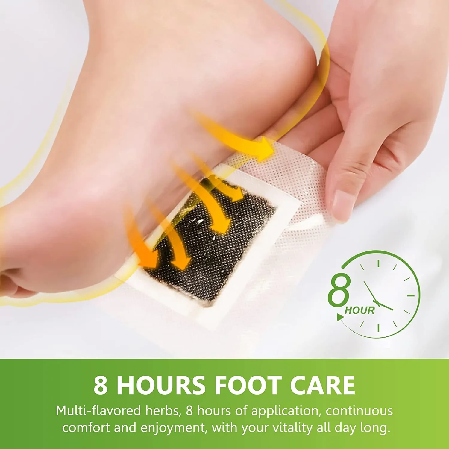 デトックスフットパッチパッド天然ハーブストレスリリーフ足ボデ - Detox Foot Patch のレビューと価格