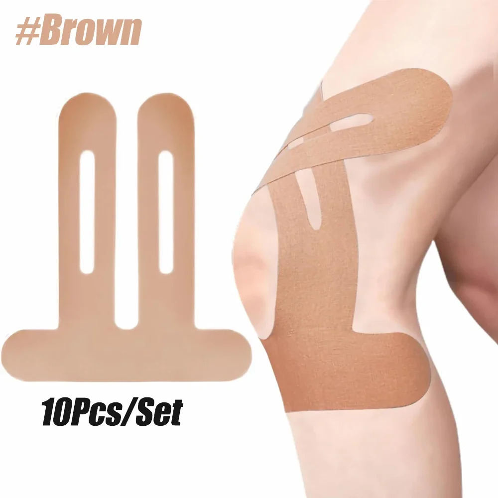 膝用キネシオロジーテープ、防水＆伸縮性、通気性のある膝用テー - Sports Taping Precut のレビューと価格