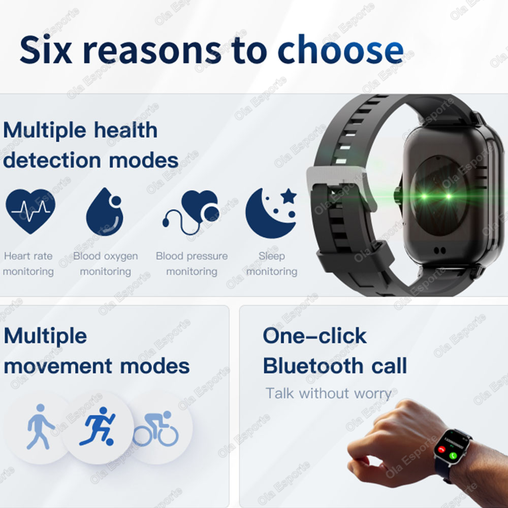 スマートウォッチ 1.83インチHDスクリーン ブルートゥー - Health Wellness Bracelet のレビューと価格