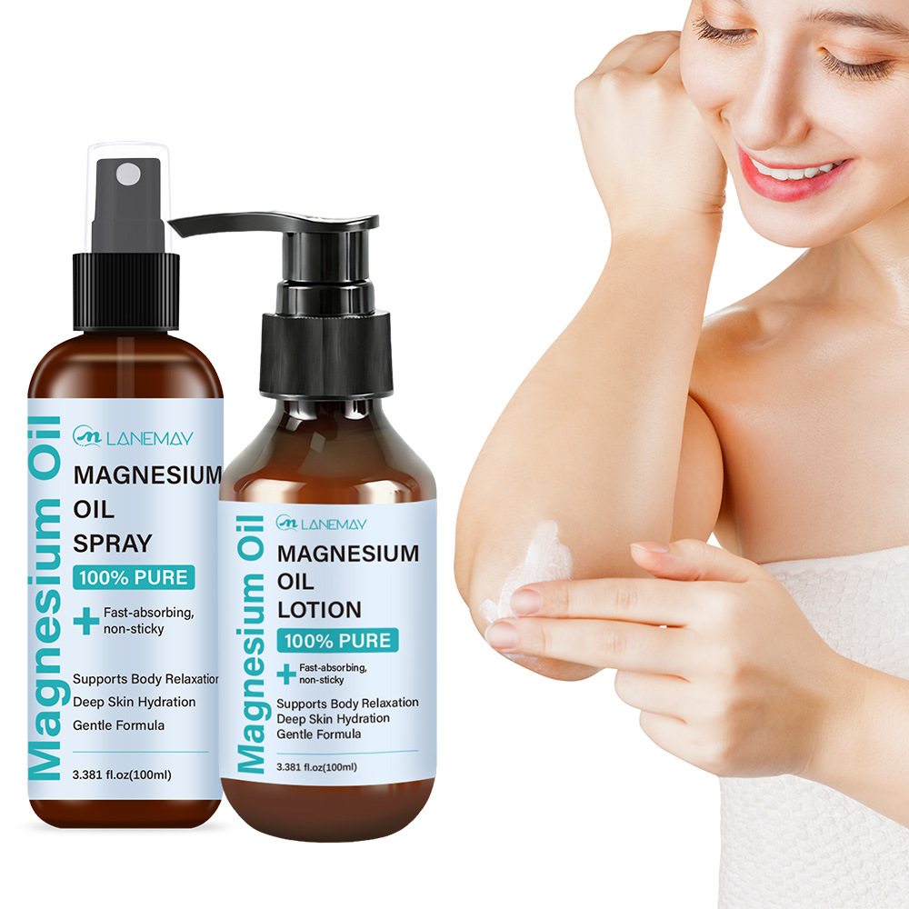 マグネシウムオイルスプレー＆ローションセット – 100%ピ - Bath Salts Magnesium のレビューと価格