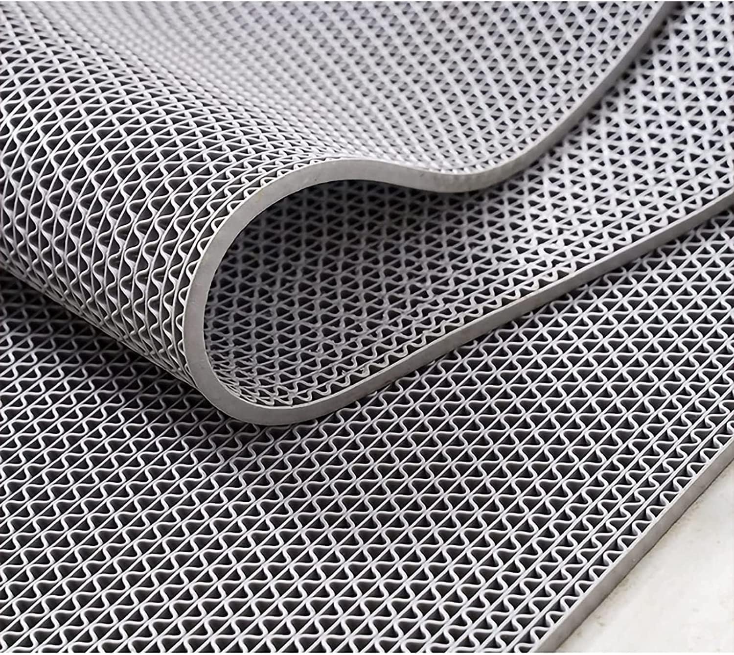 ミニマリスト滑り止めマット、バスルームとキッチン用、中空メッ - Bamboo Bath Mat のレビューと価格
